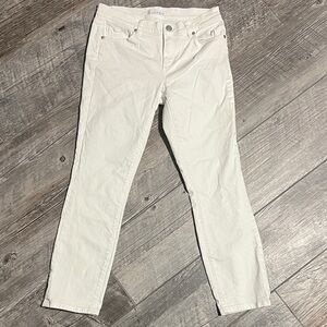 LOFT White Denim Pants